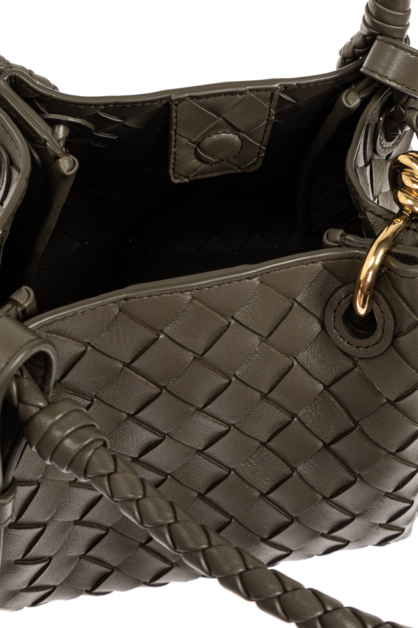 ハンドバッグ BOTTEGA VENETA PARACHUTE SMALL LEATHER HANDBAG BOTTEGA VENETA Parachute small intrecciato leather shoulder